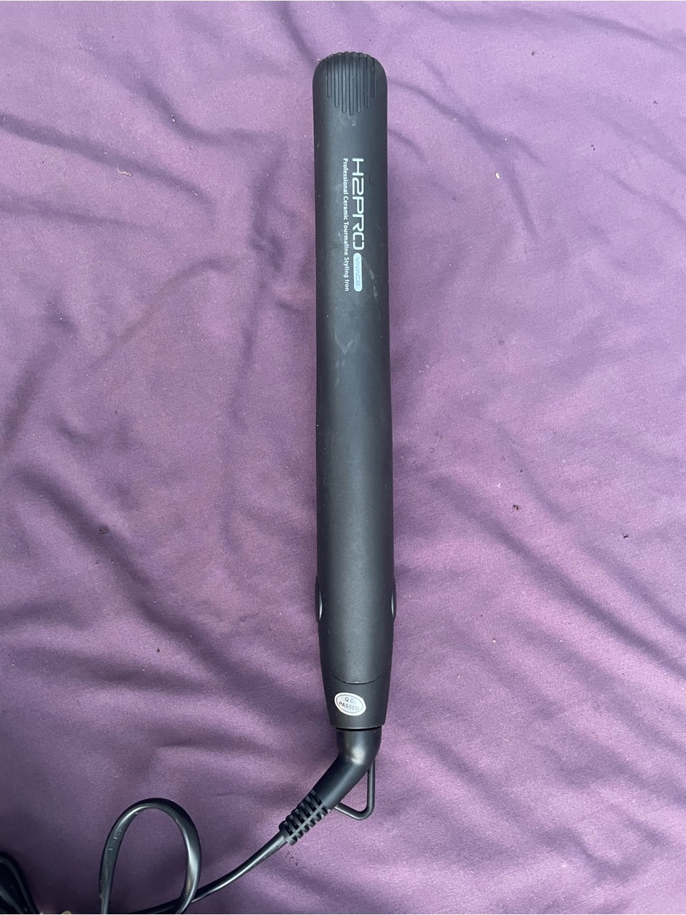 H2Pro Black Hair Straightener - Flat Iron